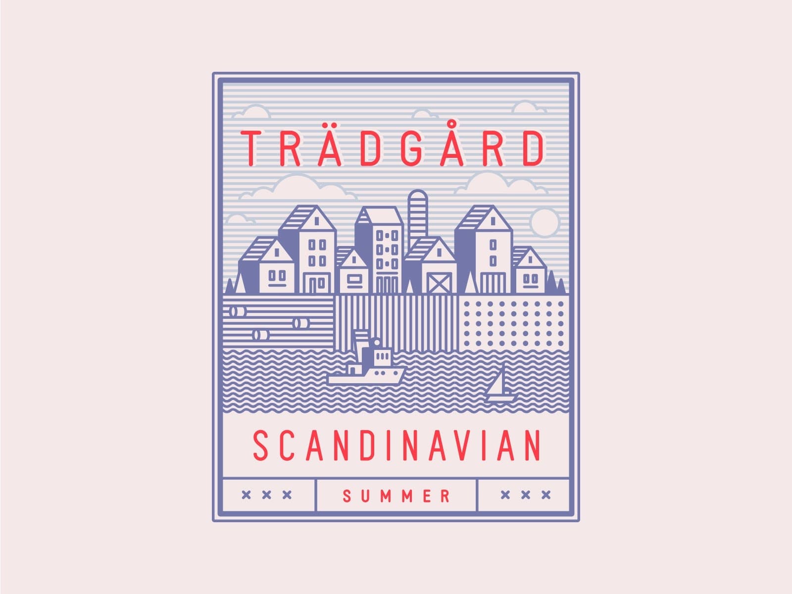 Scandinavian Summer Vector Set by Pixelbuddha