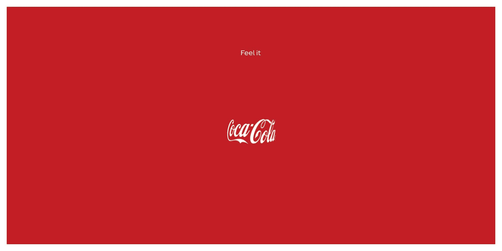Coca-Cola, Feel it, Publicis Agency, Italy