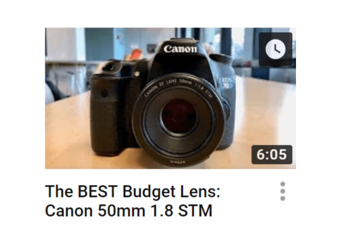 В этом видео я делаю обзор про объектив Canon 50mm