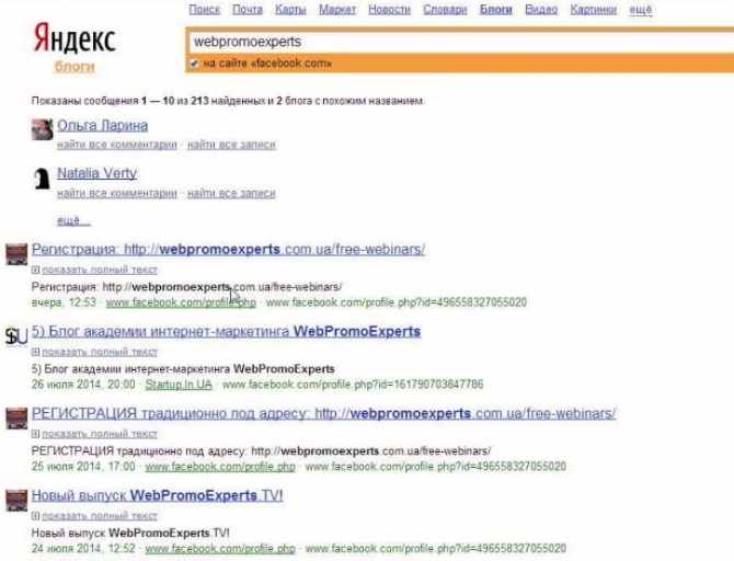 Антон Воронюк: «Как пользоваться поиском в Facebook?» WebPromoExperts.TV#35