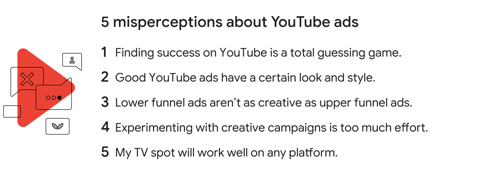 5 хибних уявлень про рекламу на YouTube: