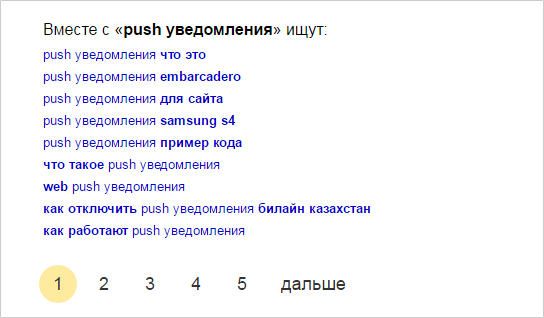 вместе с этим ищут в Яндекс lsi запросы