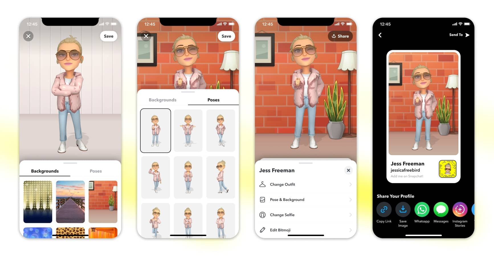 Теперь snap-чатеры смогут видеть свое 3D изображения в своем профиле и в профилях друзей
