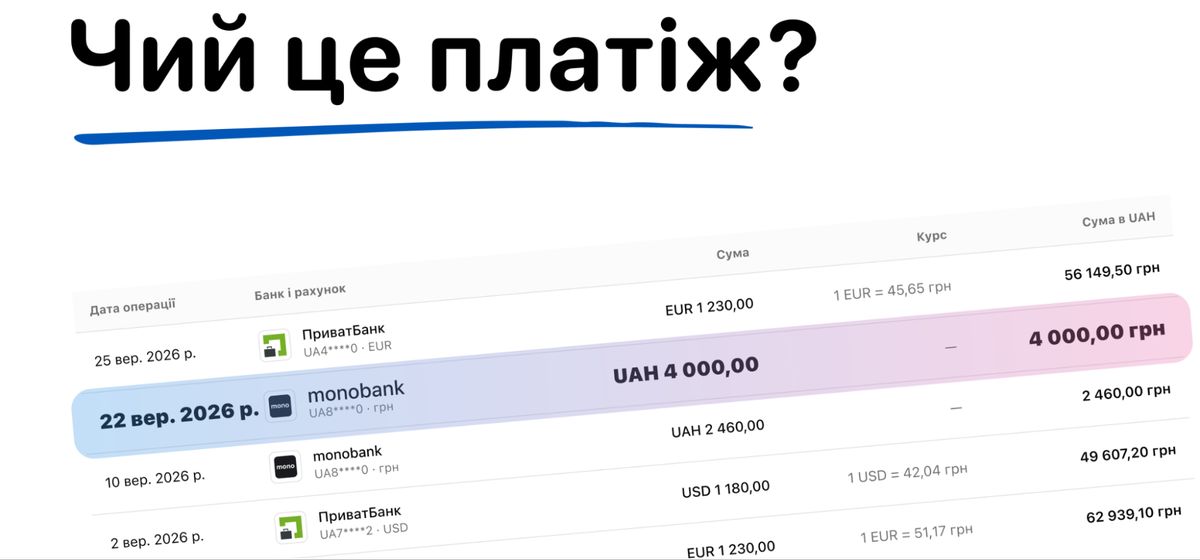 Чий це платіж?