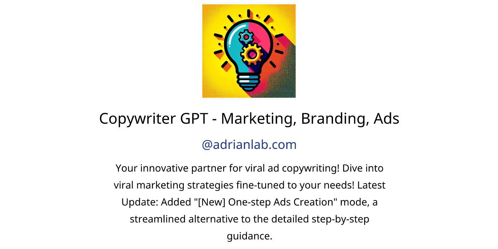 Copywriter GPT 