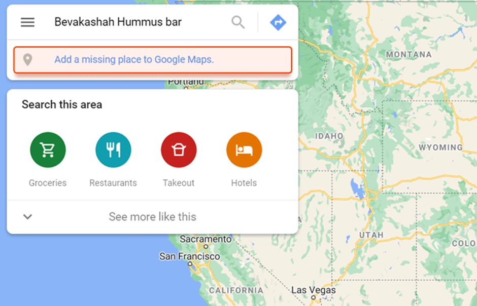 Добавление точки в Google Map