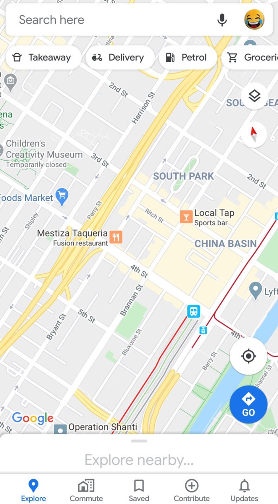 Продвигаемые пины в Google Map