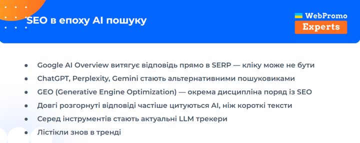 SEO в епоху AI-пошуку