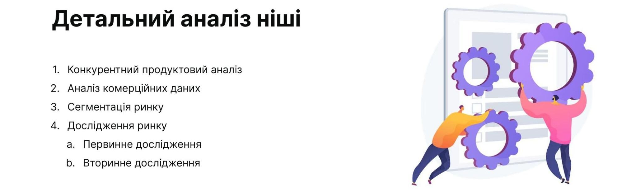 Детальний аналіз ніші